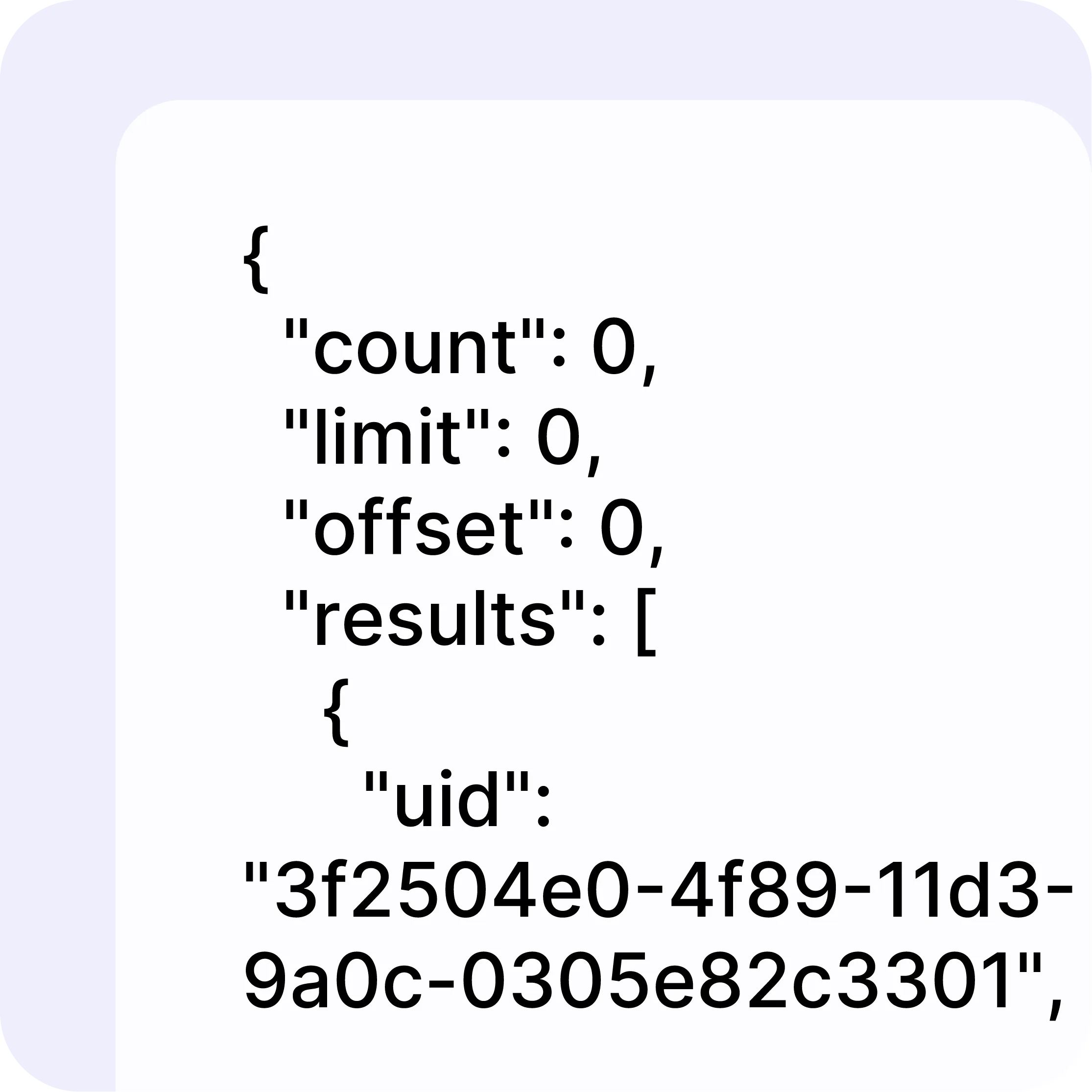 Code snippet showing the embed URL, iframe and playback token generated by the Videas API