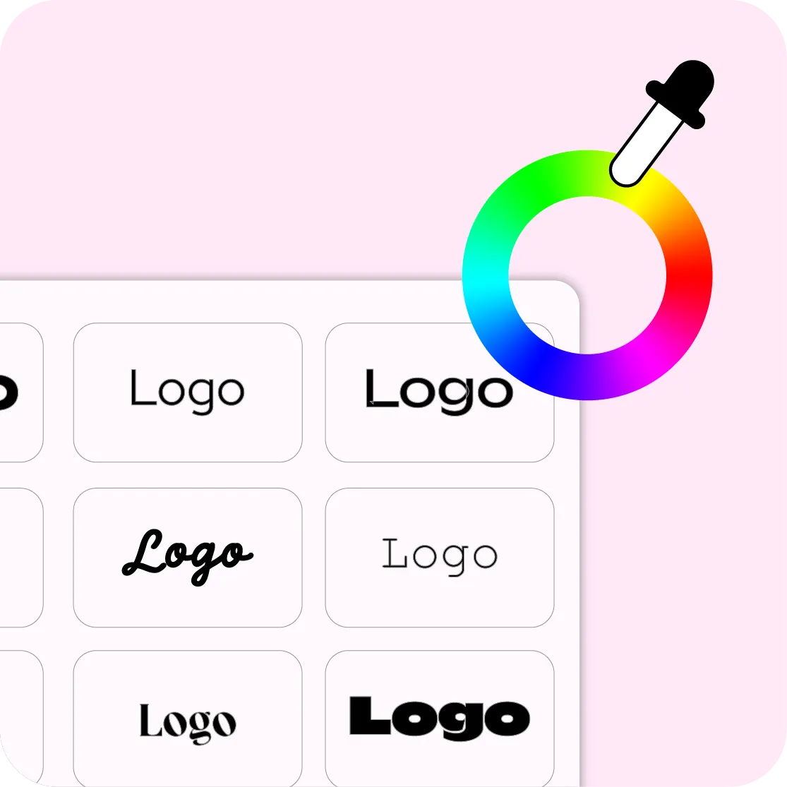 Panneau de personnalisation Channels avec logo, sélecteur de couleurs et choix de thème