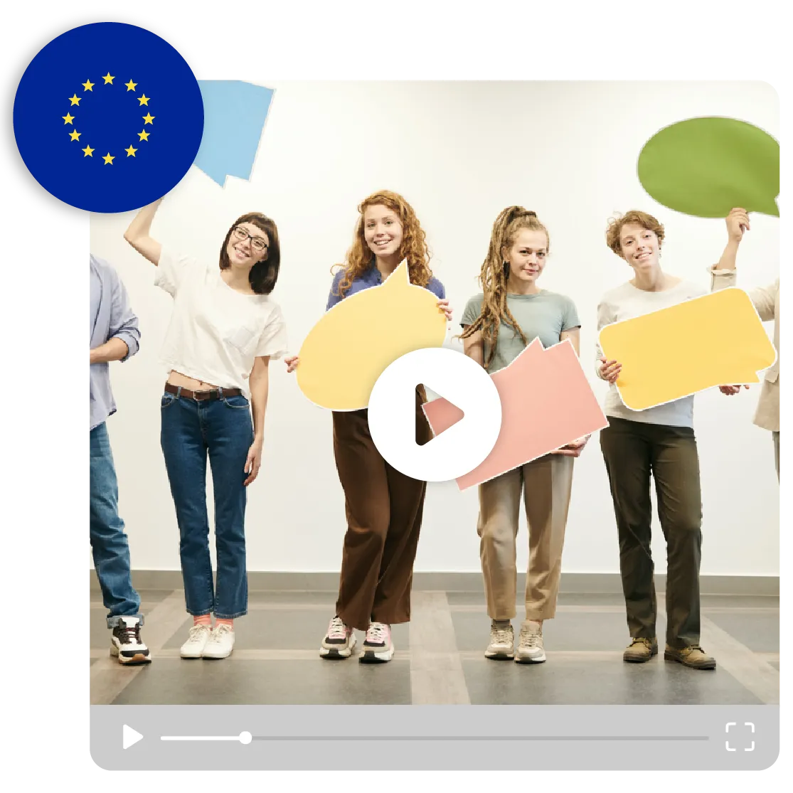 European Union flag representing EU data hosting and GDPR compliance