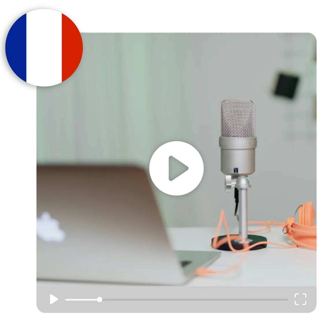French flag representing data hosting in France with GDPR compliance
