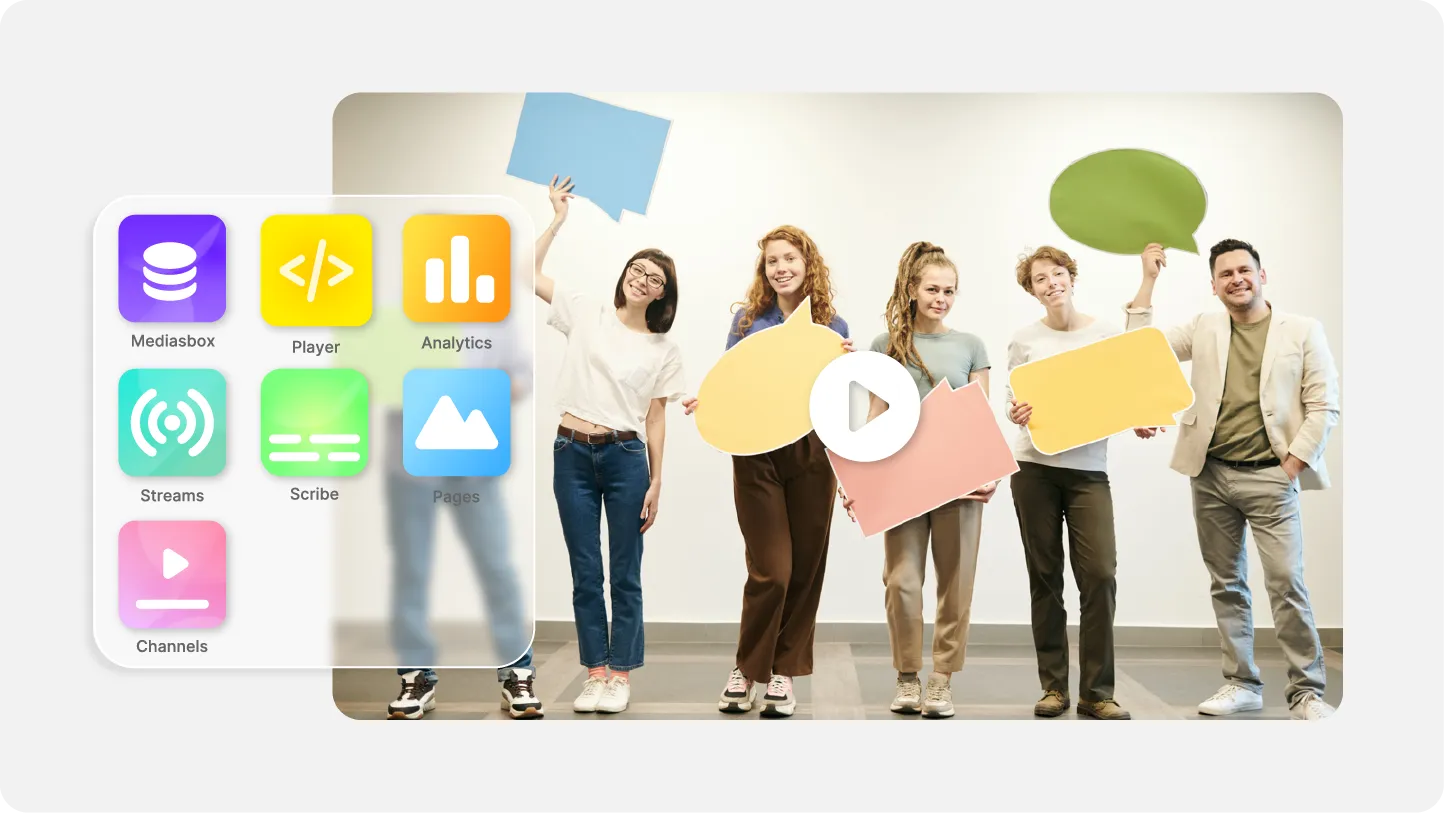Videas video marketing platform with customizable player and analytics