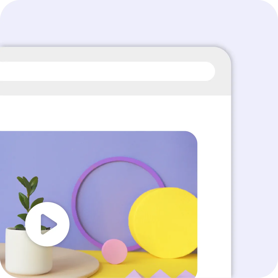 Cookie-free video player embedded on a website without consent banner
