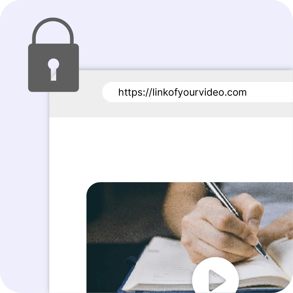 Privacy shield icon representing that your content is never used for AI training