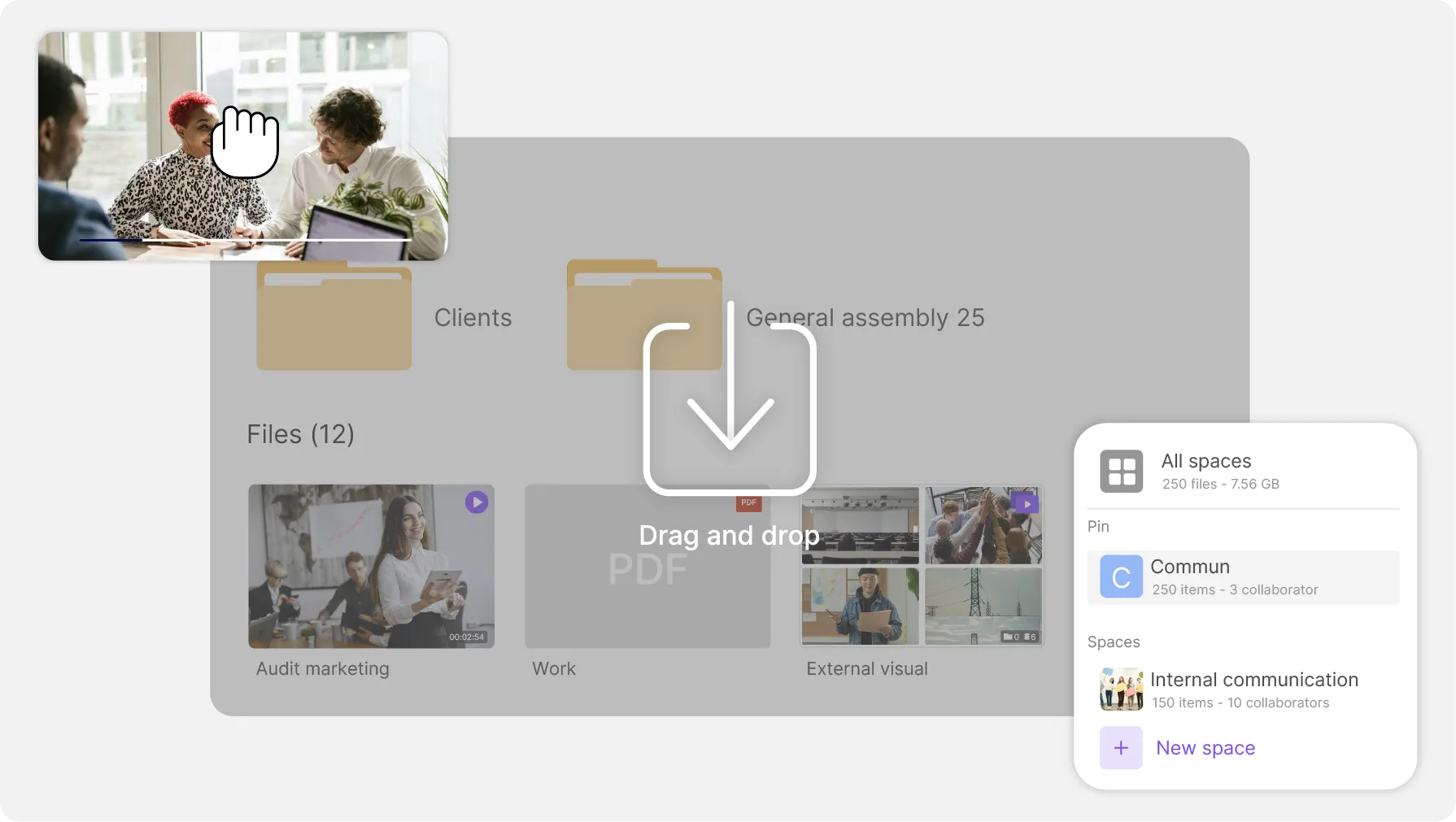 One workspace per client