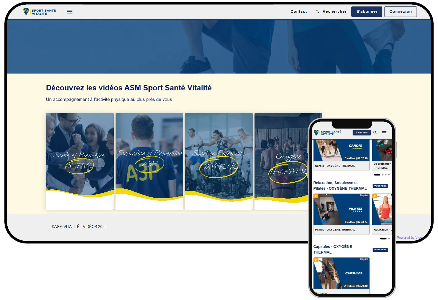 plateforme VOD de ASM Vitalité