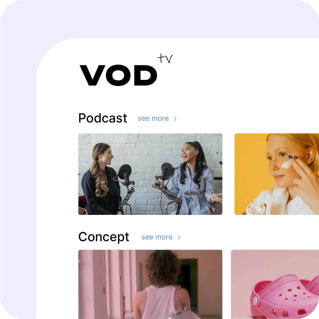 Illustration de démarrage rapide pour lancer une plateforme VOD sans frais initiaux