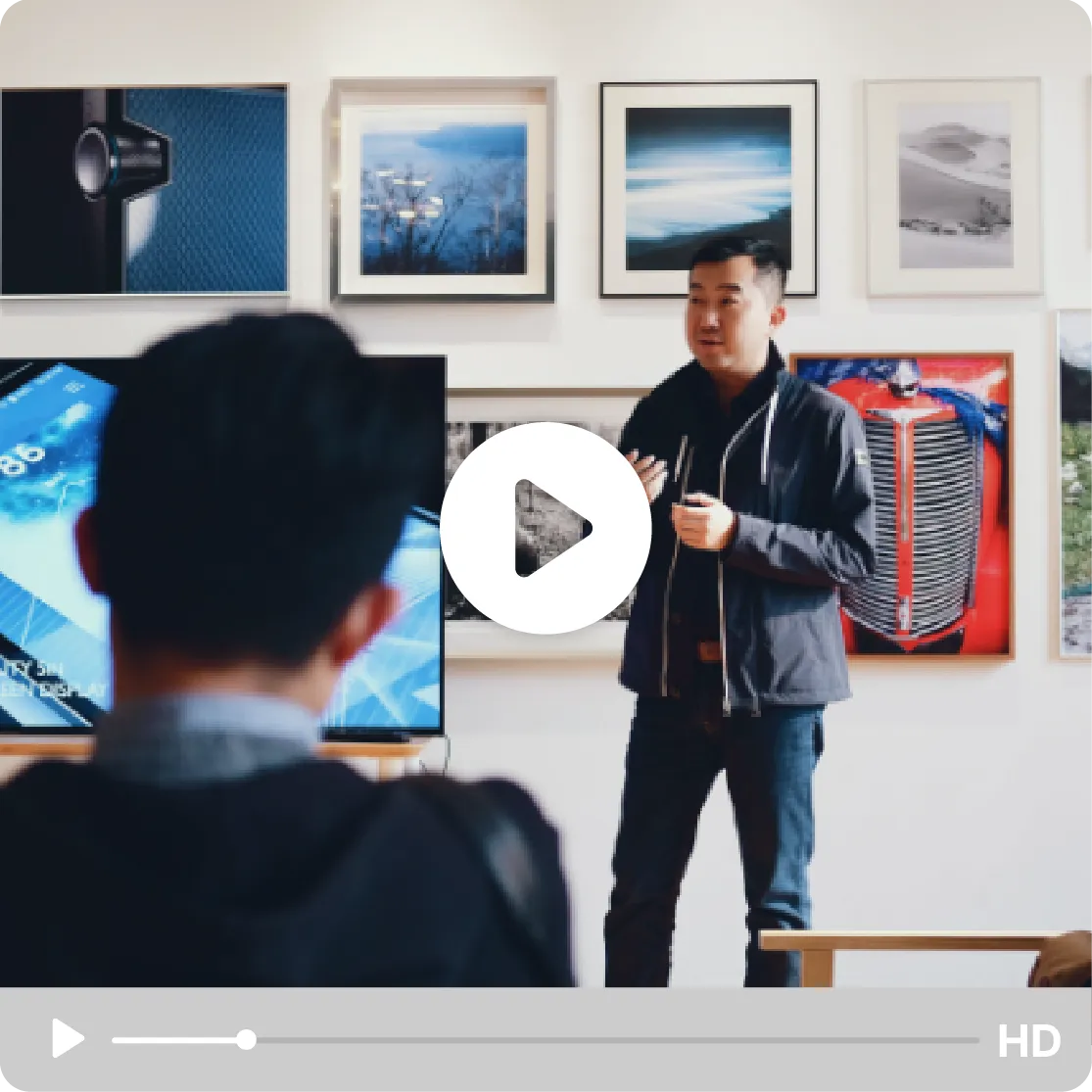 Instant HD video streaming in the Videas player without downloading