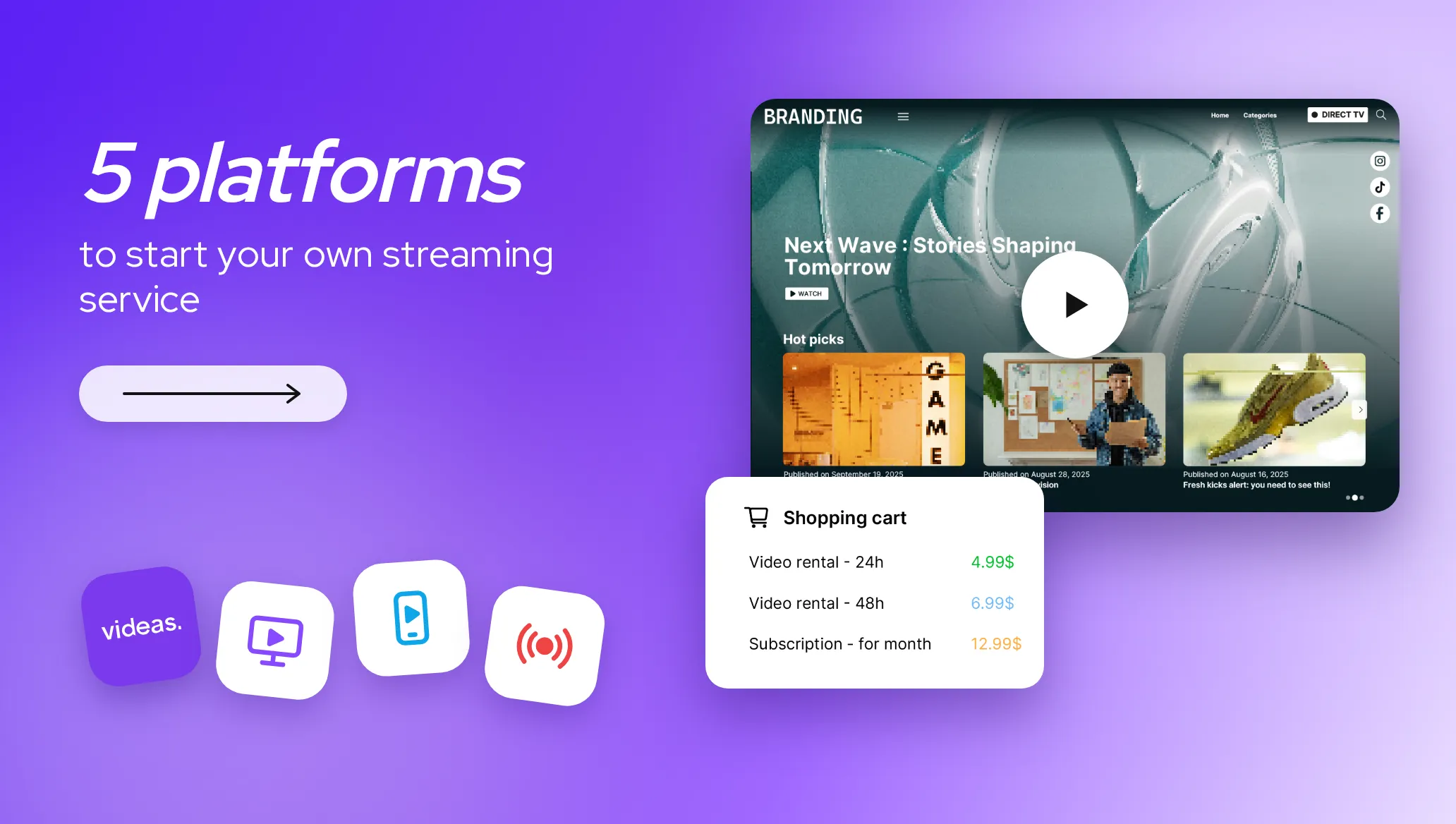 The 5 best platforms to start your own streaming service in 2026