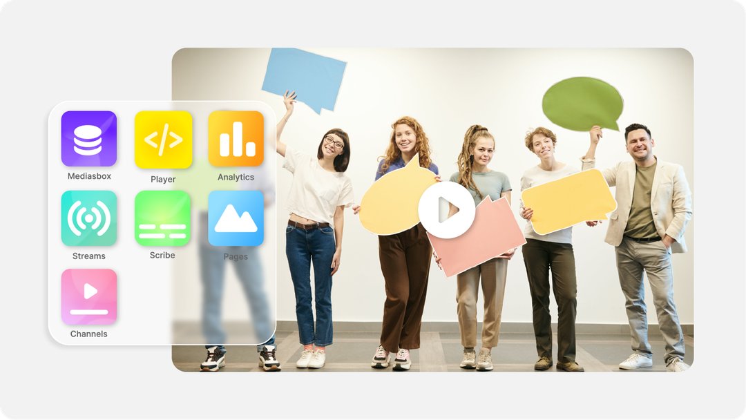 Plateforme Videas de marketing vidéo avec player personnalisable et analytics