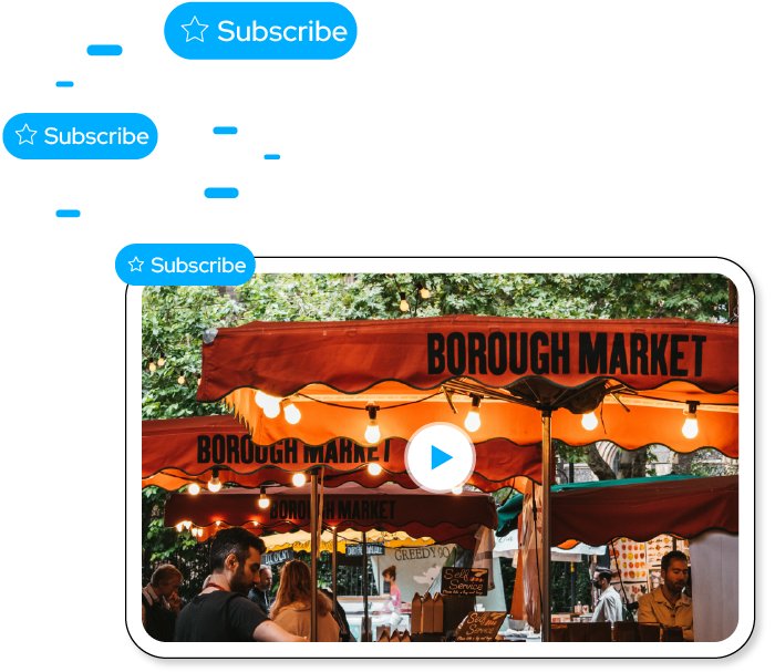 Illustration bannière fonctionnalité plateforme VOD de Videas