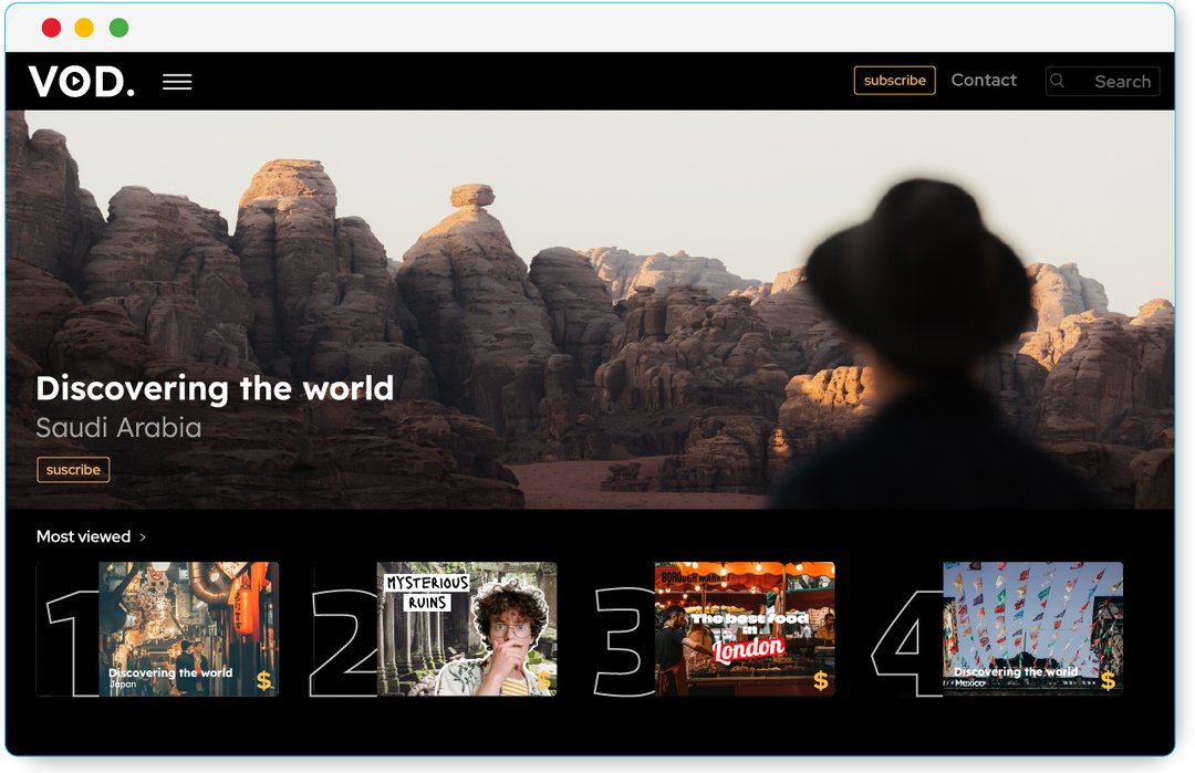 plateforme VOD créée par Videas