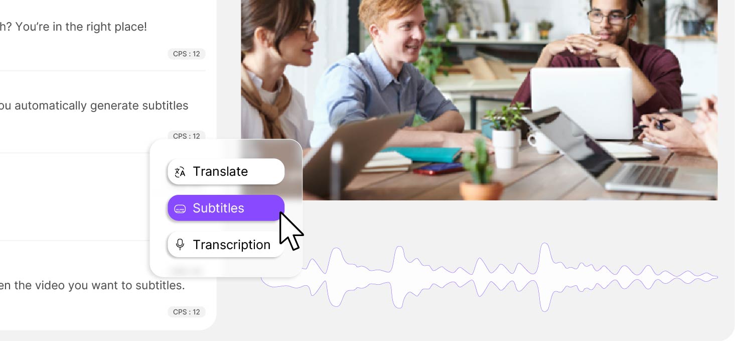 Sous-titrage et transcription automatiques