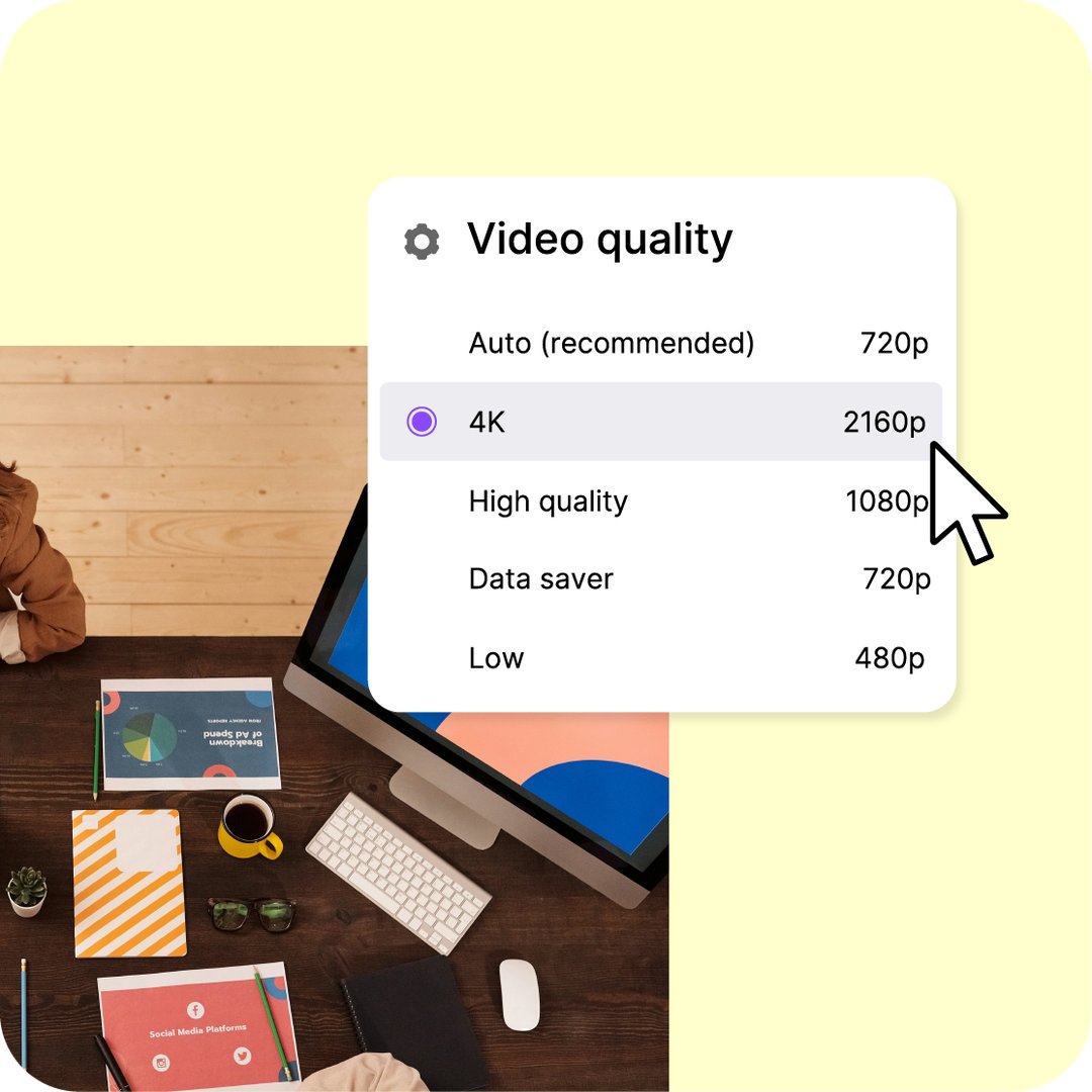 Métriques de performance du lecteur Videas montrant le démarrage rapide et la qualité de streaming adaptatif