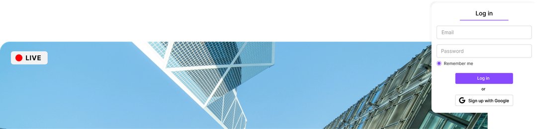 Paramètres de contrôle d'accès Stream avec options de confidentialité et restriction de domaine