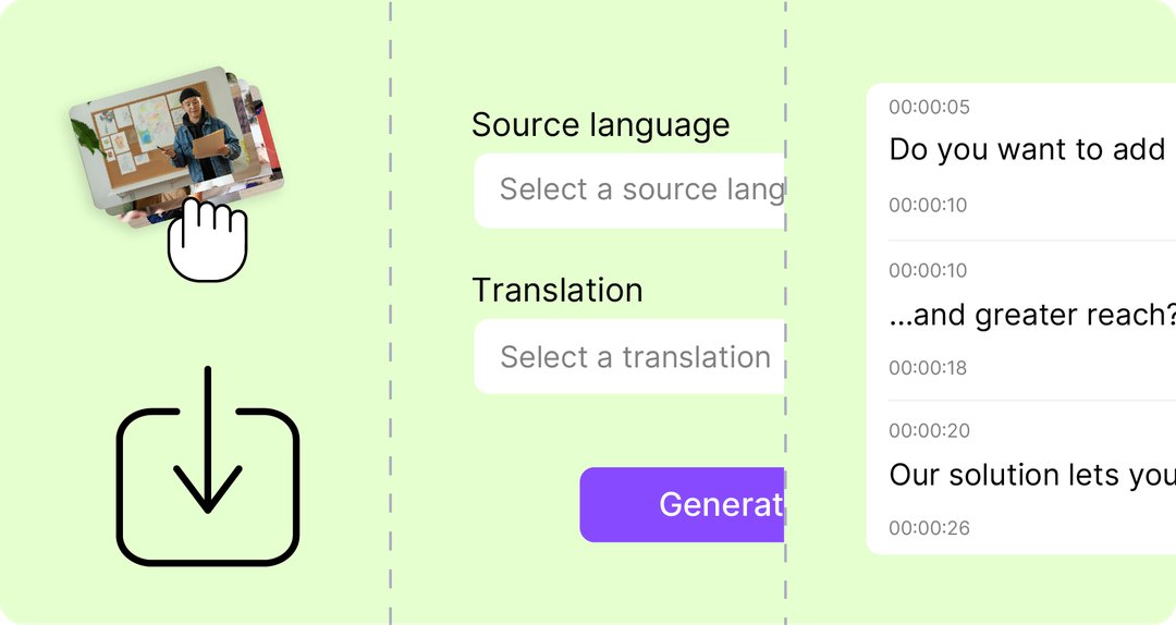 Workflow Scribe : importer un fichier, générer automatiquement les sous-titres, éditer et exporter