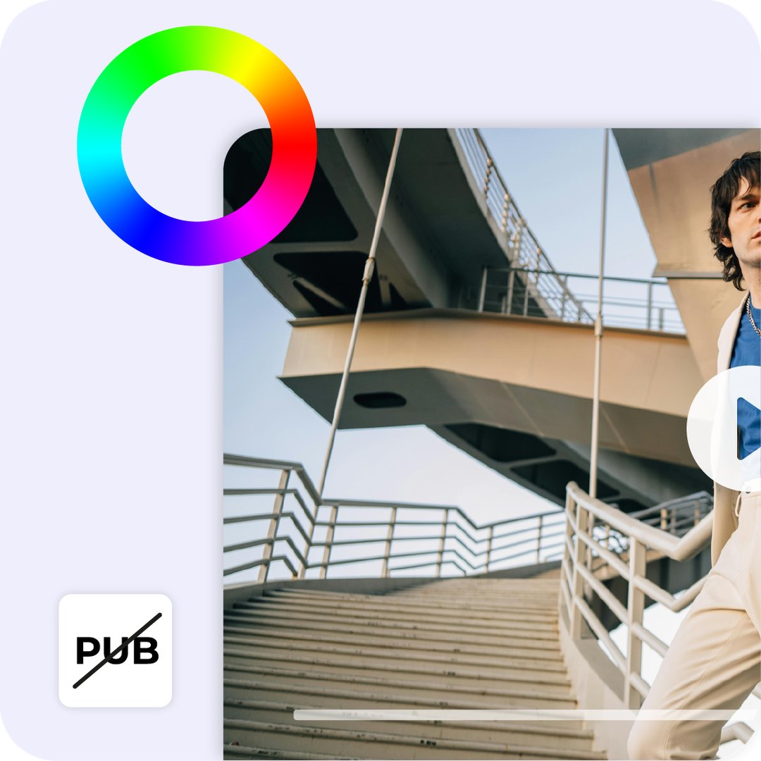 Aperçu du player vidéo personnalisable Videas aux couleurs de marque et sans publicité