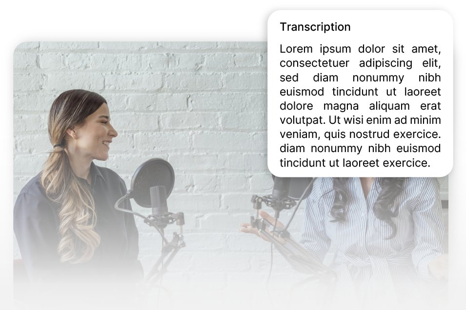 Transcription de réunions et interviews